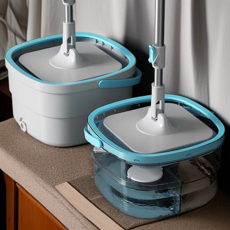 오염제거 분리 손세탁이 없는 회전걸레 회전 밀대 오염물 분리 가정용 탈수 손세탁 면제