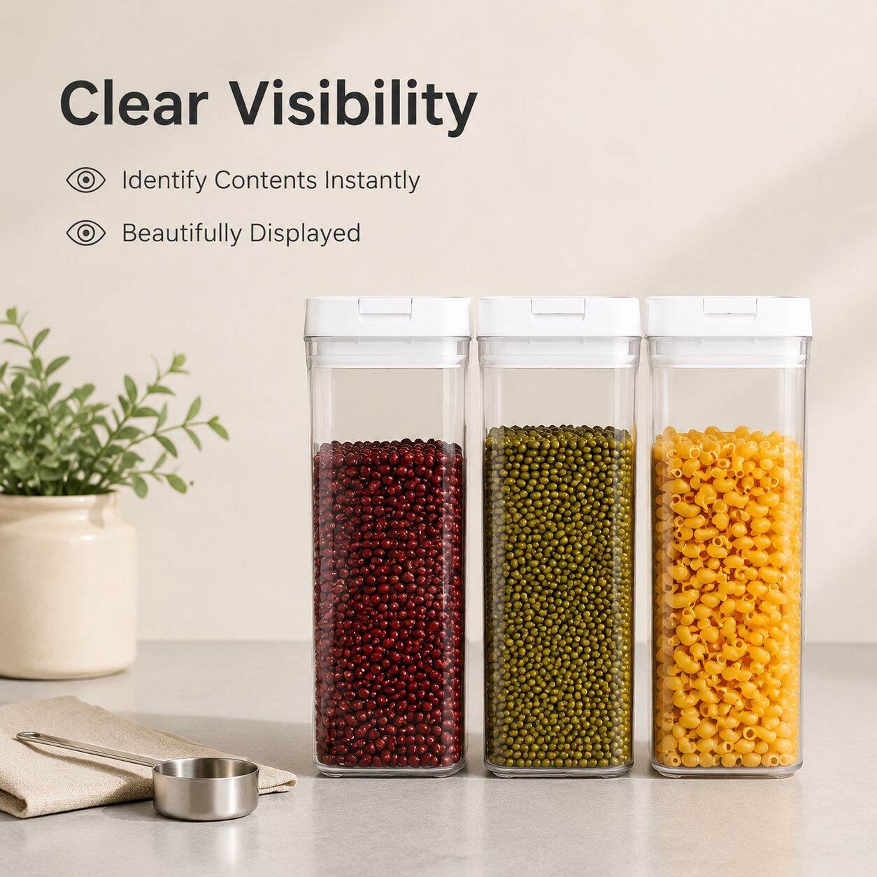 Large Capacity Sealed Grain Tank Whole Grain Moisture-Proof Fresh-Keeping Jar