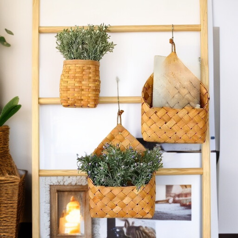 Wall Hanging Woven Basket