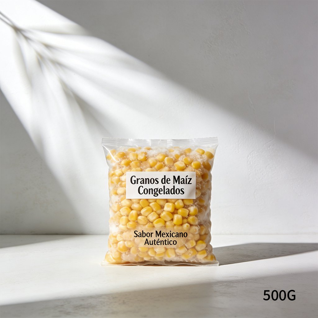 Maíz dulce congelado listo para cocinar