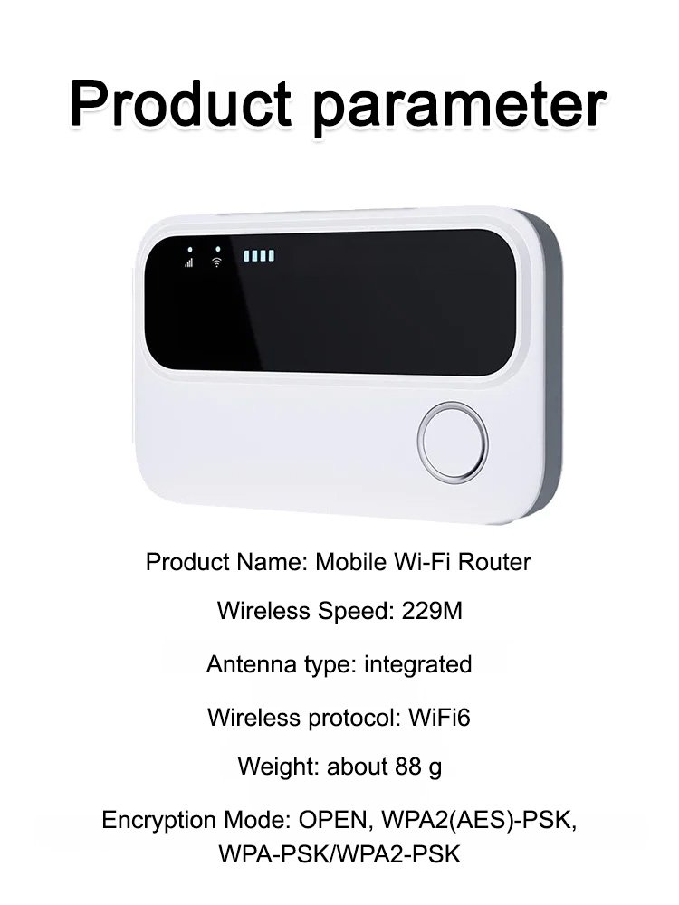 [Outdoor Data Wi-Fi Gadget] Portable Portable WiFi