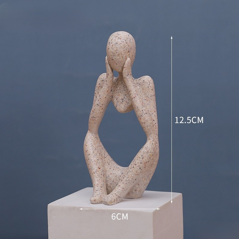 思考人物擺飾樹脂裝飾品