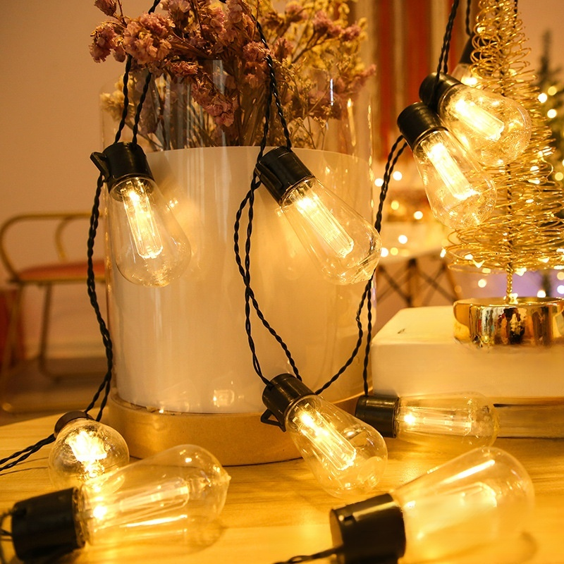 Waterproof LED solar decorative light string with remote control