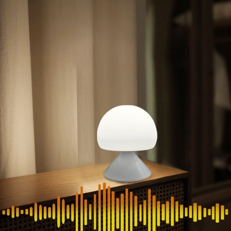 따뜻한 버섯 모양 야간 조명