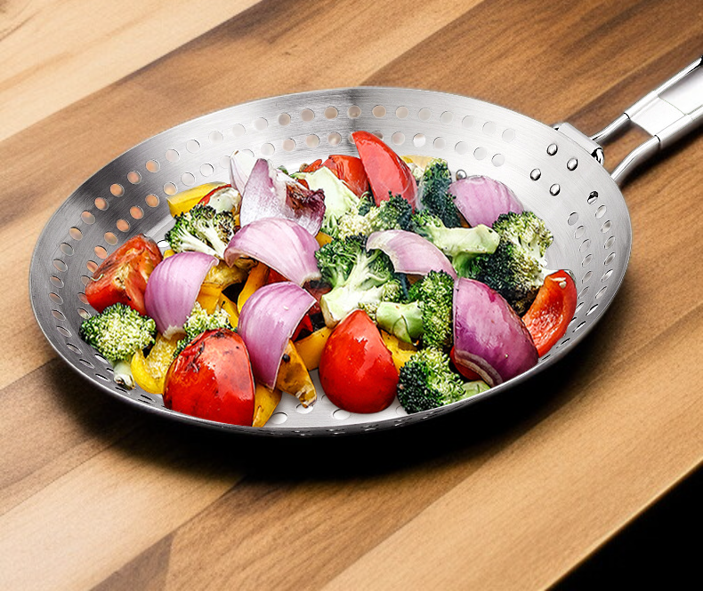 Robuste Grillplatte für Outdoor-BBQ und Picknick