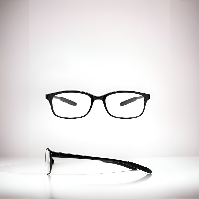 Kobieta w okularach do czytania