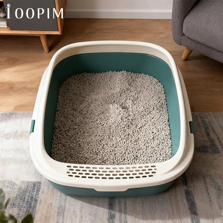 กระบะทรายแมวความจุขนาดใหญ่สำหรับใช้ในบ้าน