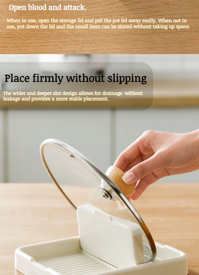 Space-saving foldable rack for small kitchen counters