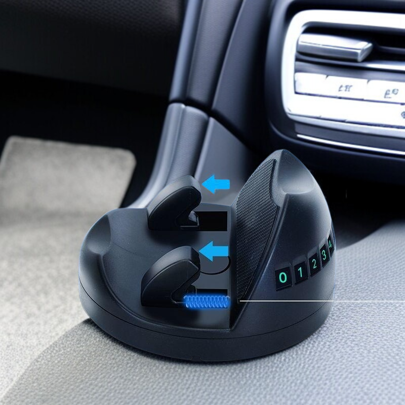 차량용 휴대폰 거치대 다기능 2합 일대 임시주차 야광 디지털 번호판 영치