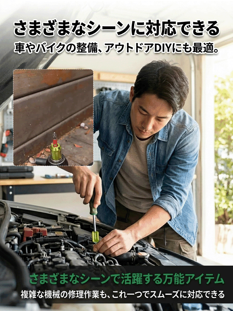 【ネジ落ち防止】ドライバー用マグネットリング