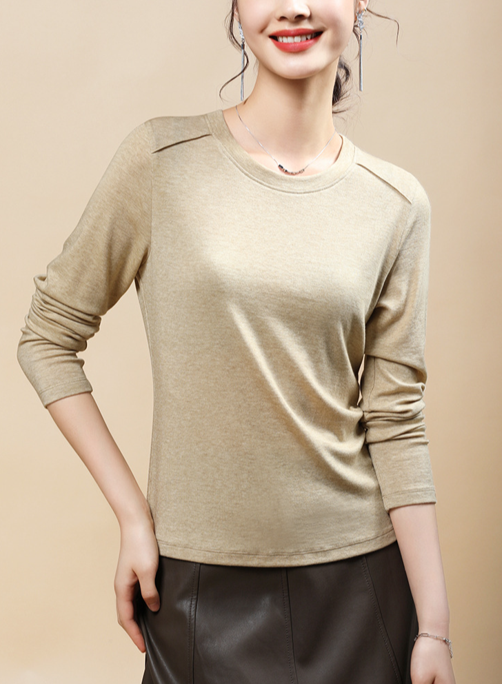 通気性抜群テンセルウール素材のレディースTシャツ