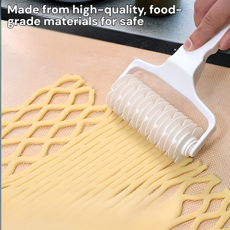 Multi-Functional Pizza Roller Cutter Lattice Knife Baking Tool