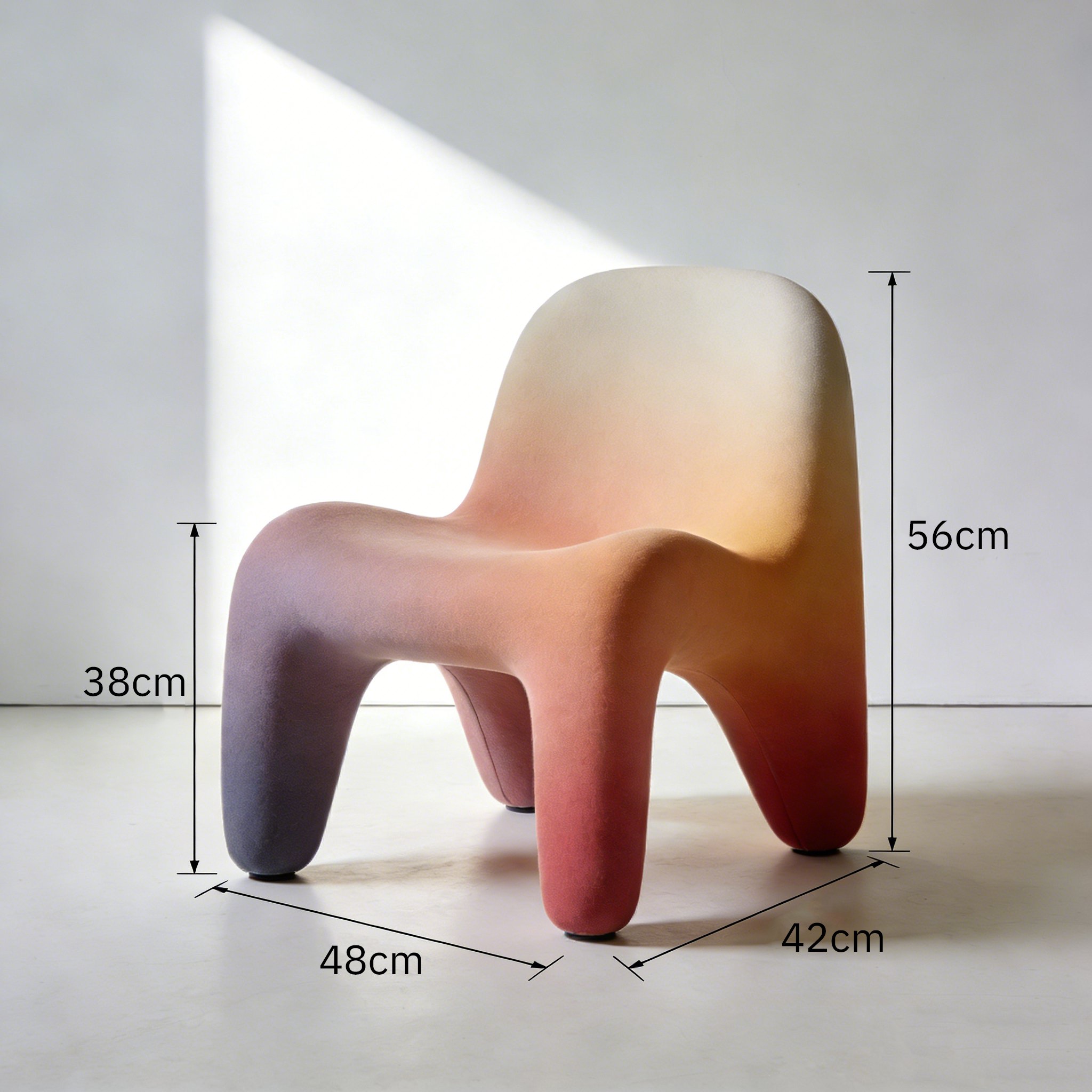 快適な座り心地を提供するロータイプ椅子