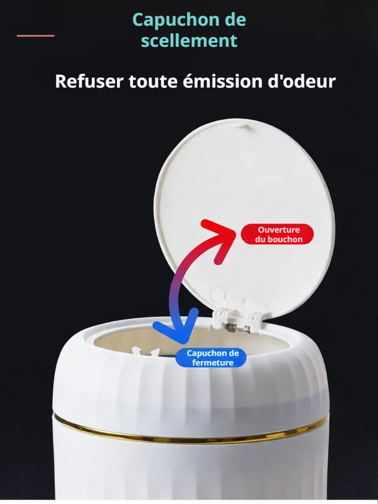 Mini poubelle design pour la table de bureau