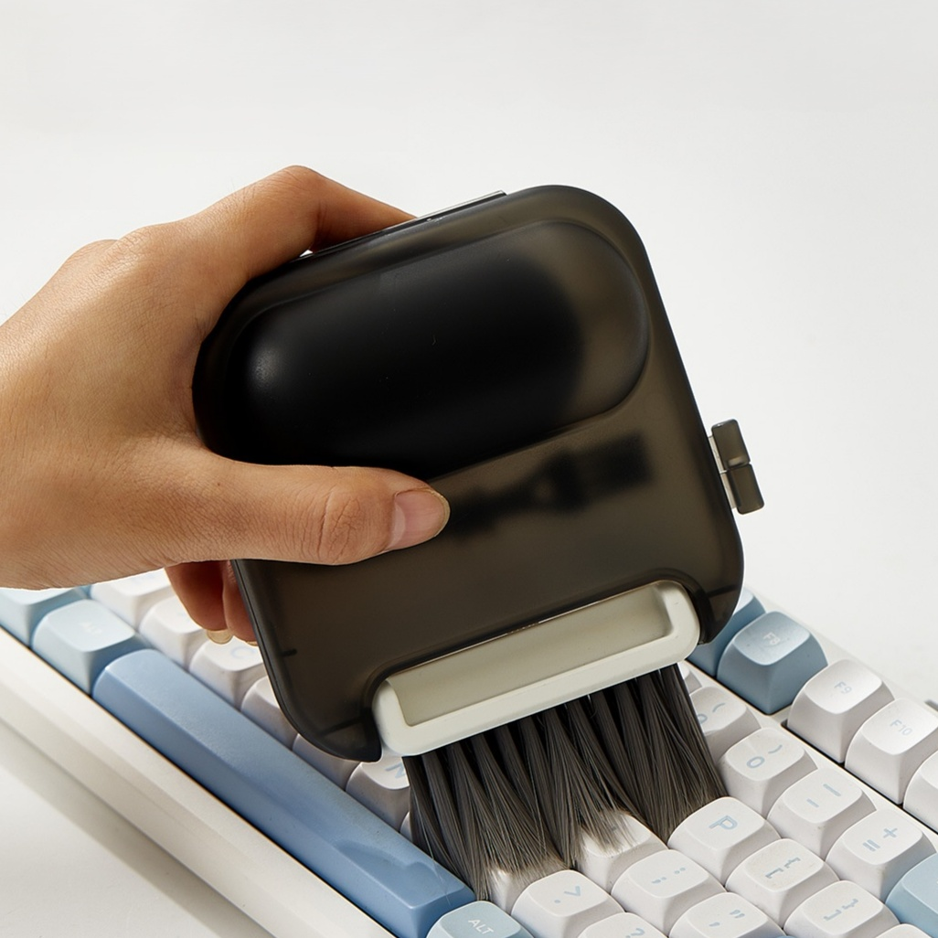 Digital Product Cleaning Brush 3-Piece Set with Storage Box – Lightweight and Portable