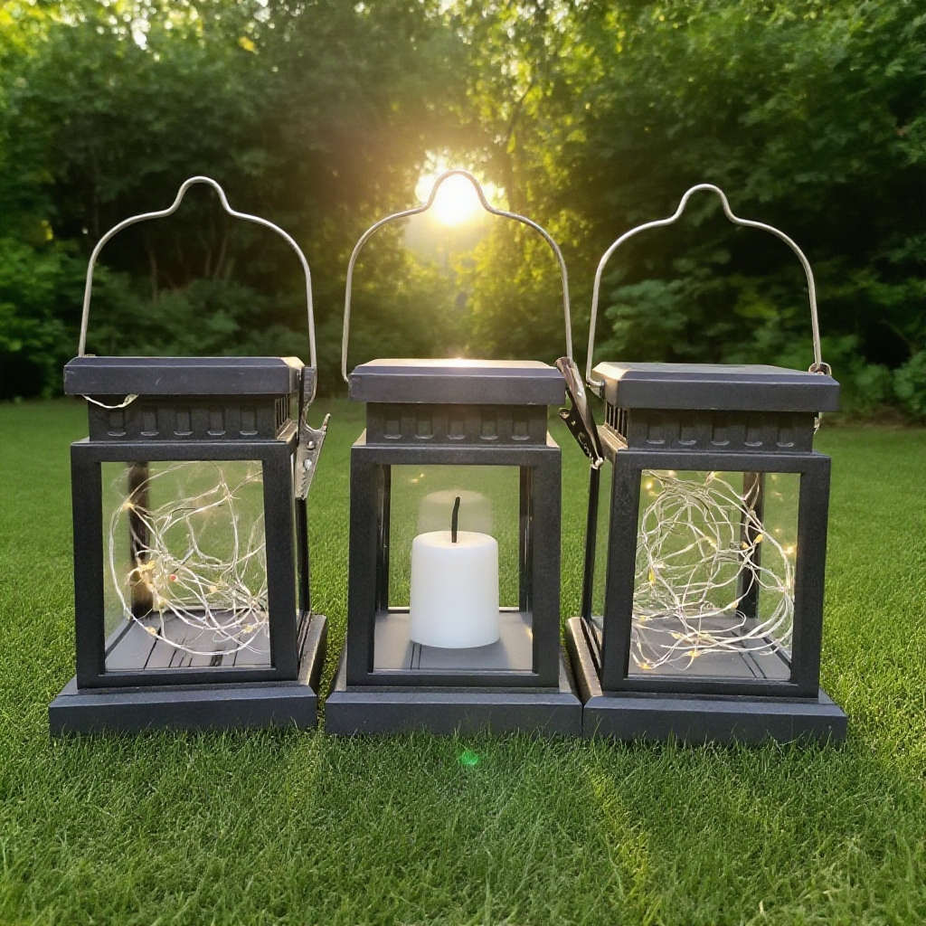 태양광 에너지로 작동하는 야외등