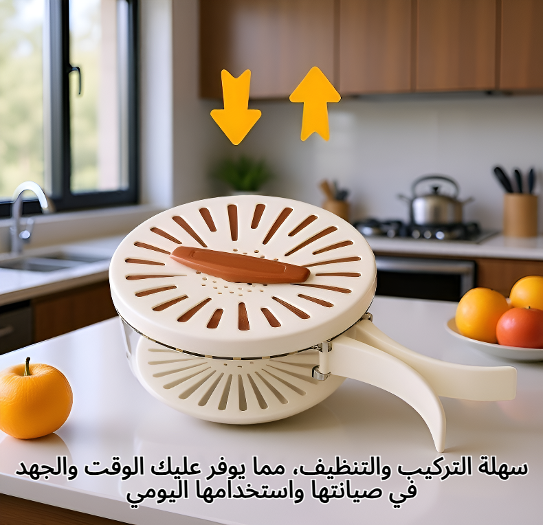 تصميم عملي لسلة تصريف مغطاة