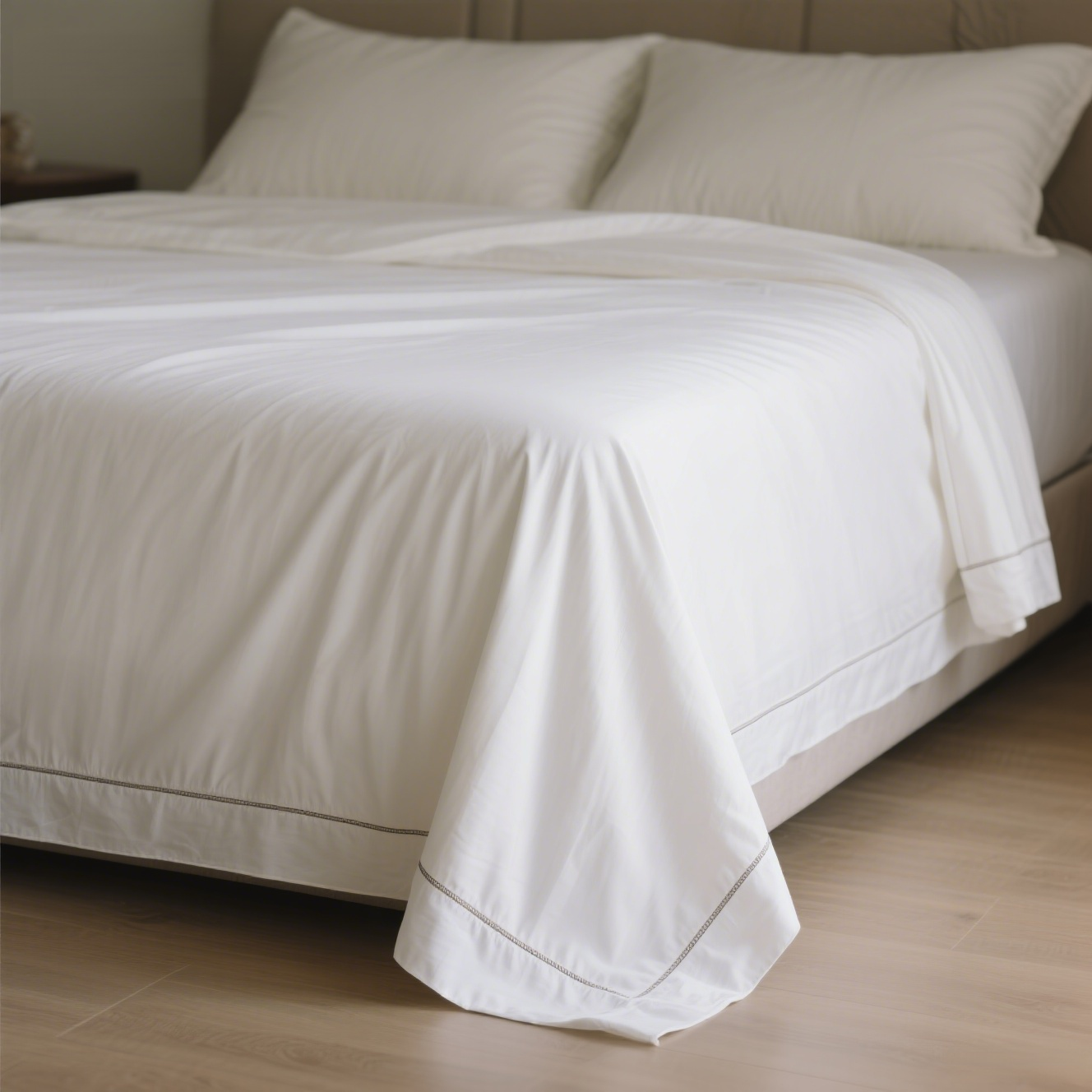 Hypoallergenic cotton bedding for sensitive skin