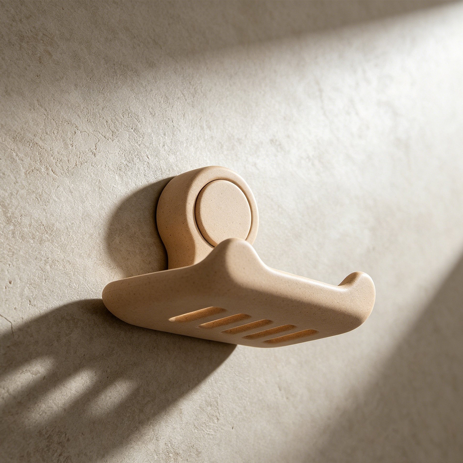 Étagère de rangement multifonctionnelle avec égouttoir pour serviette et savon