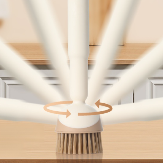 냄비 손상 없는 다용도 청소 브러쉬 냄비 세척 브러쉬 가정용 주방 전용 긴 손잡이 청소 브러쉬