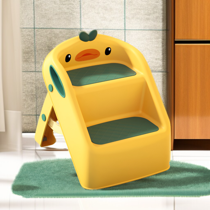 Kids Washbasin Footstool, Toddler Bathroom Step Stool, Baby Hand Washing Ladder
