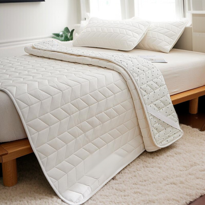 면 전체 매트리스 쿠션 가정용 침실 싱글 항균 요 미끄럼 방지 매트리스 순면 얇은 매트 접이식