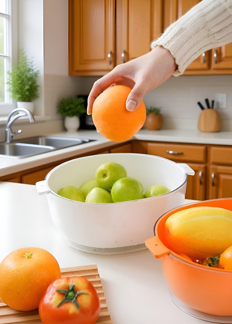 쉽게 분리되는 슬라이서 세척 장면