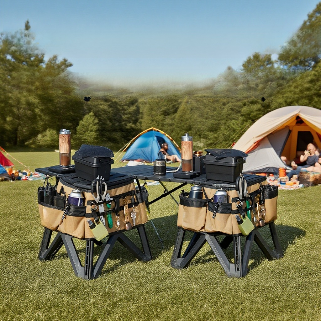 피크닉에서 접이식 의자 활용