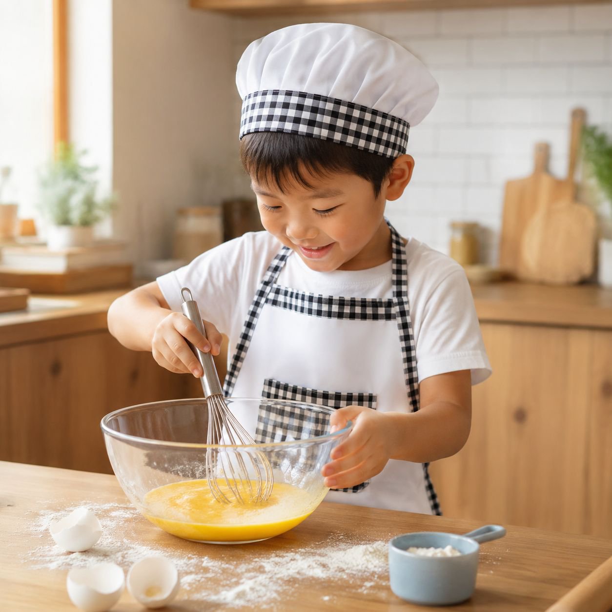 子供用シェフエプロンセット ごっこ遊びコスプレ 幼稚園お菓子作り衣装