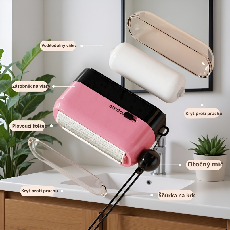 Lepicí váleček na odstranění zvířecích chlupů