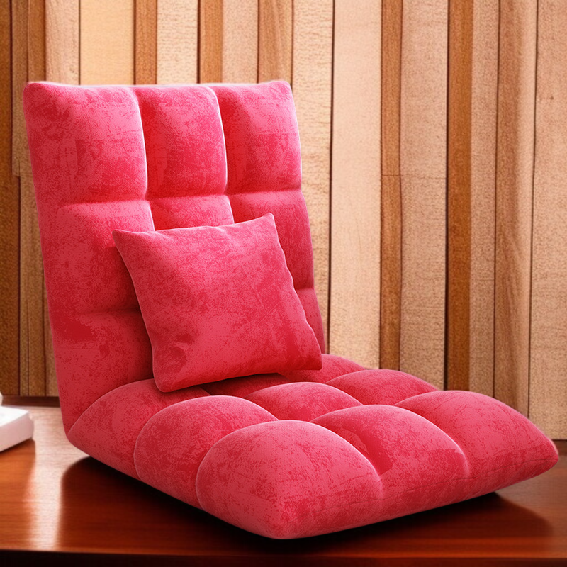 Cute folding floor chair lazy sofa bed single dormitory bedroom balcony tatami