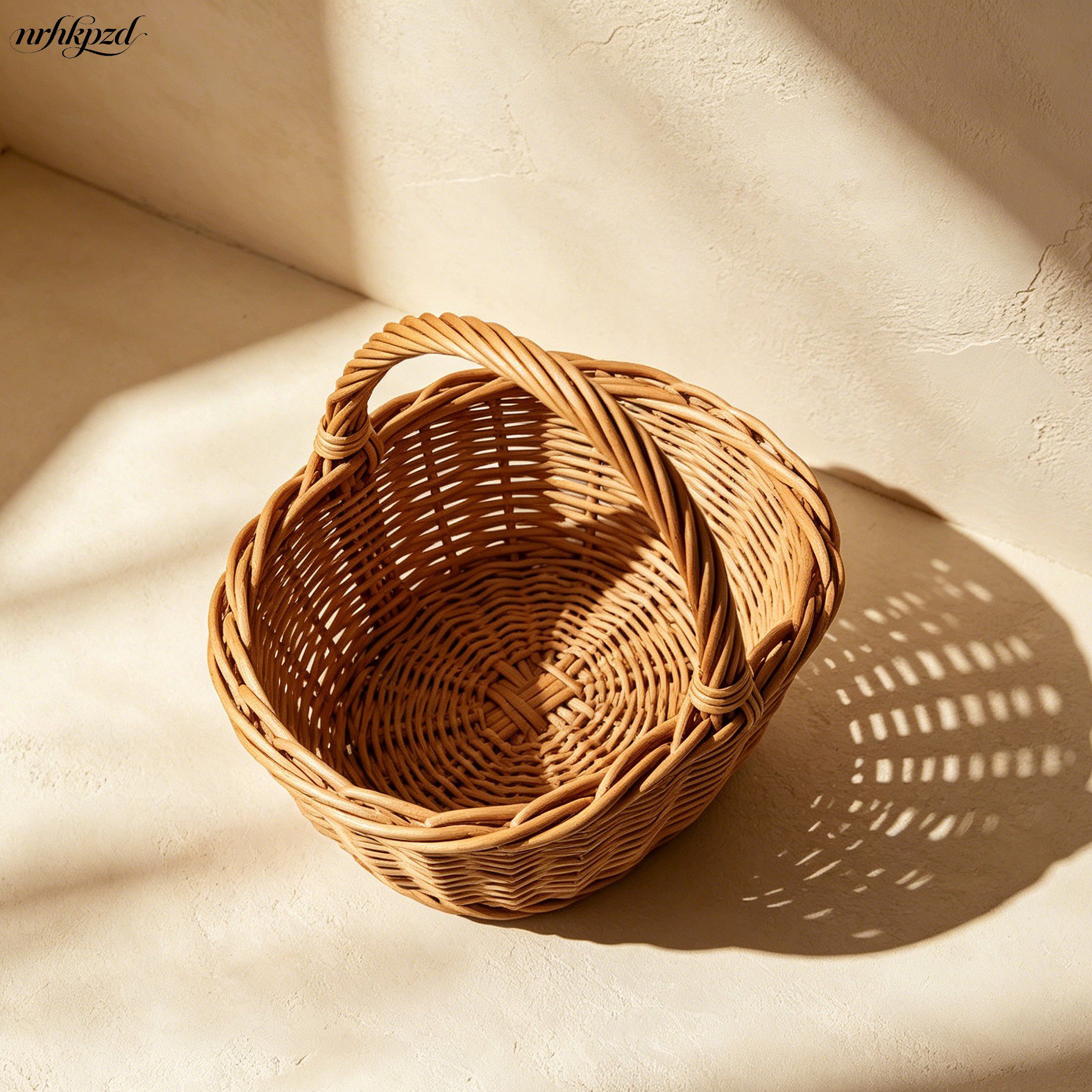 Weidenkorb im Landhausstil