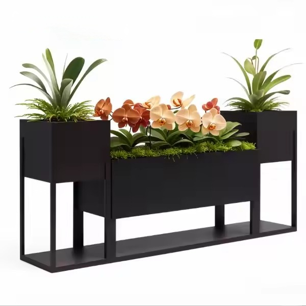 アルミ製ガーデンフラワーポットボックス