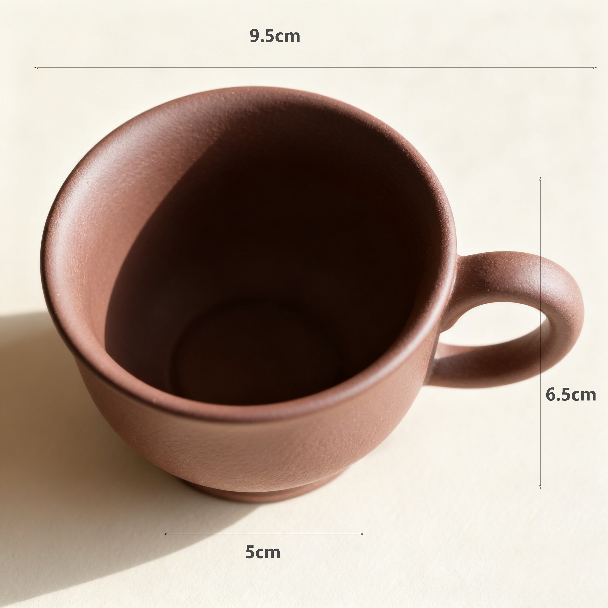 เซ็ตแก้วน้ำชาสไตล์โมเดิร์นศิลป์สองใบ