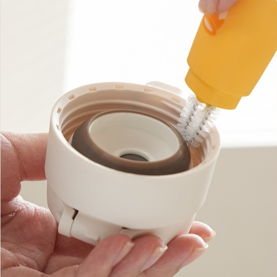 4-in-1携帯用乳首洗浄ブラシ