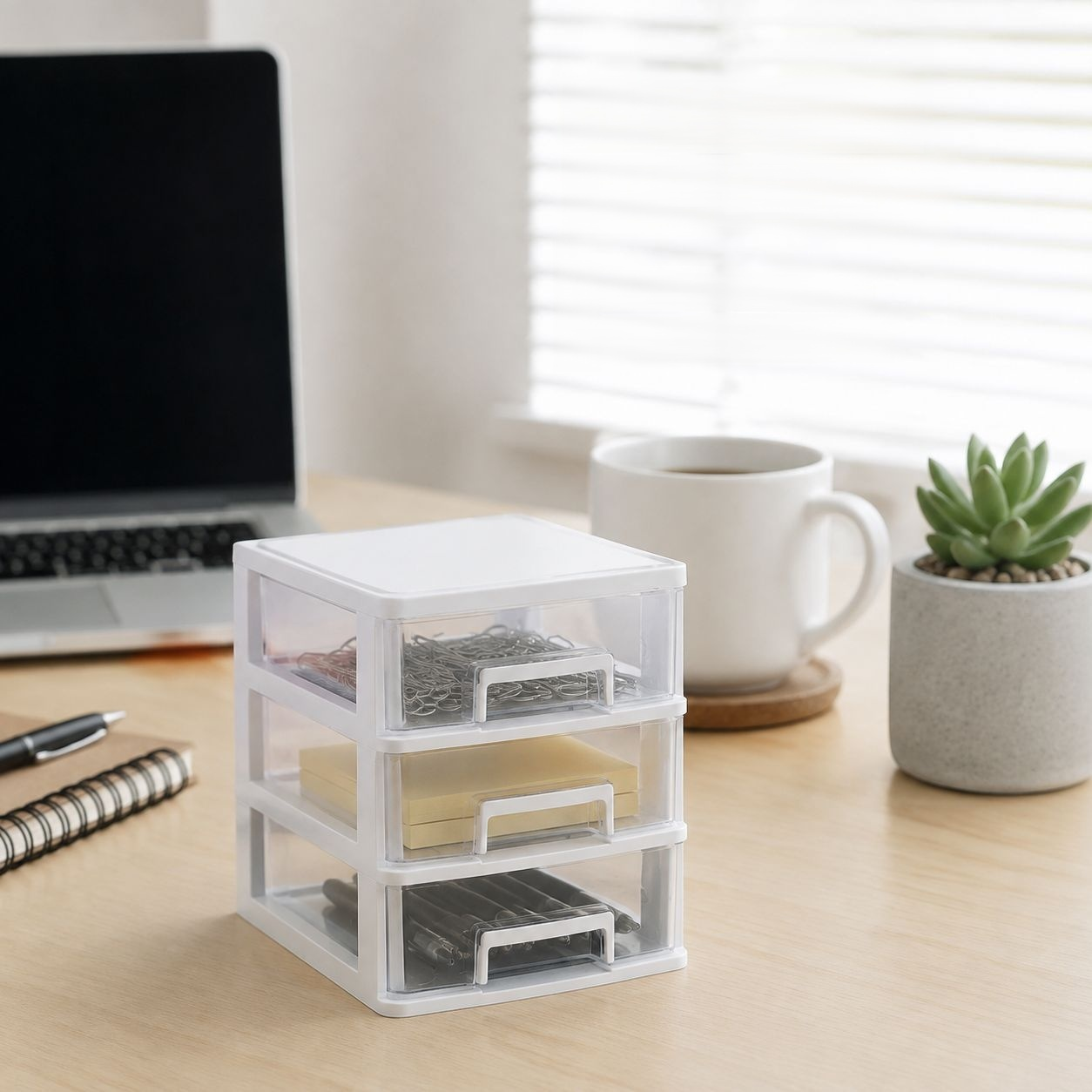 Transparent Desktop Storage Box