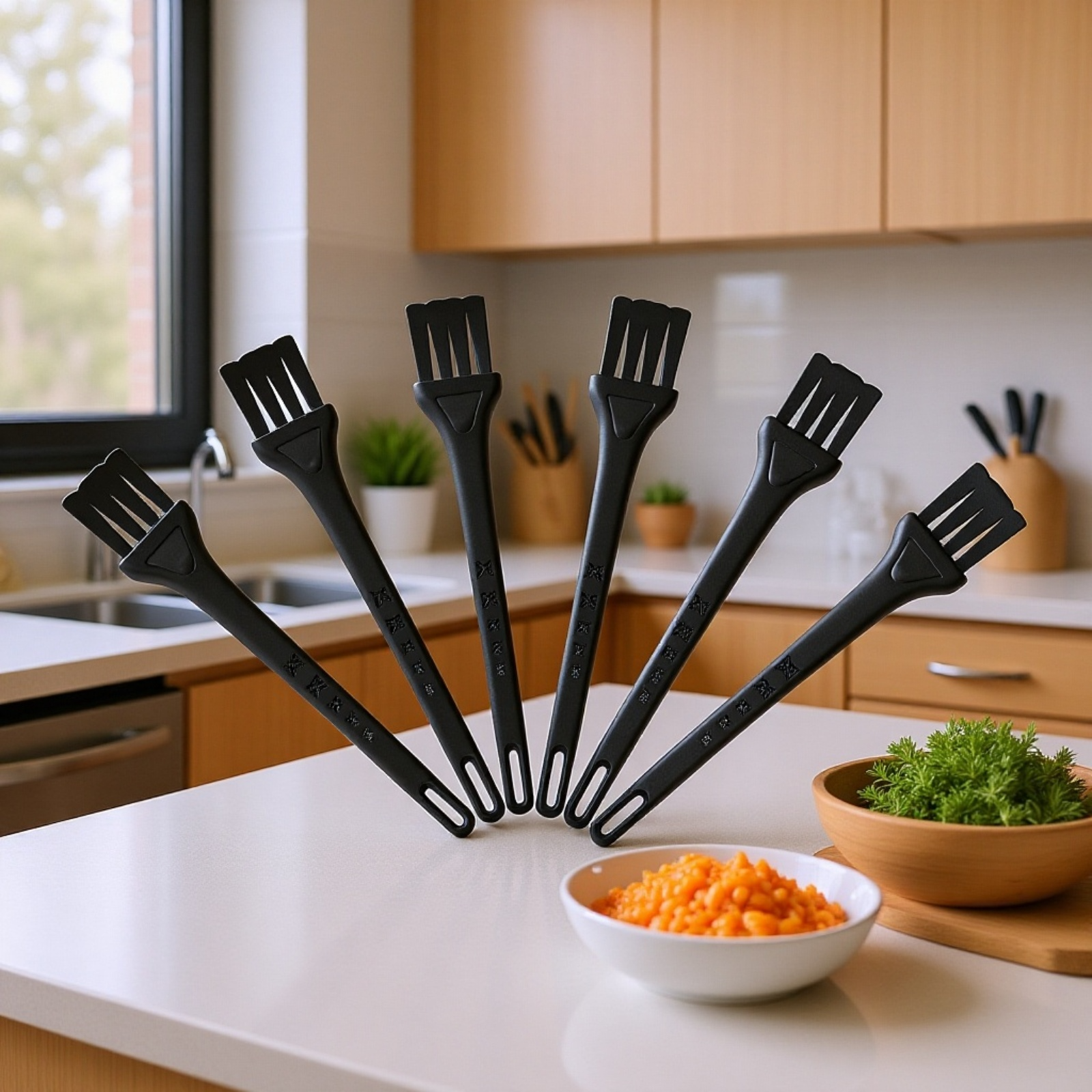 Malý nylonový kartáček na česnekový lis