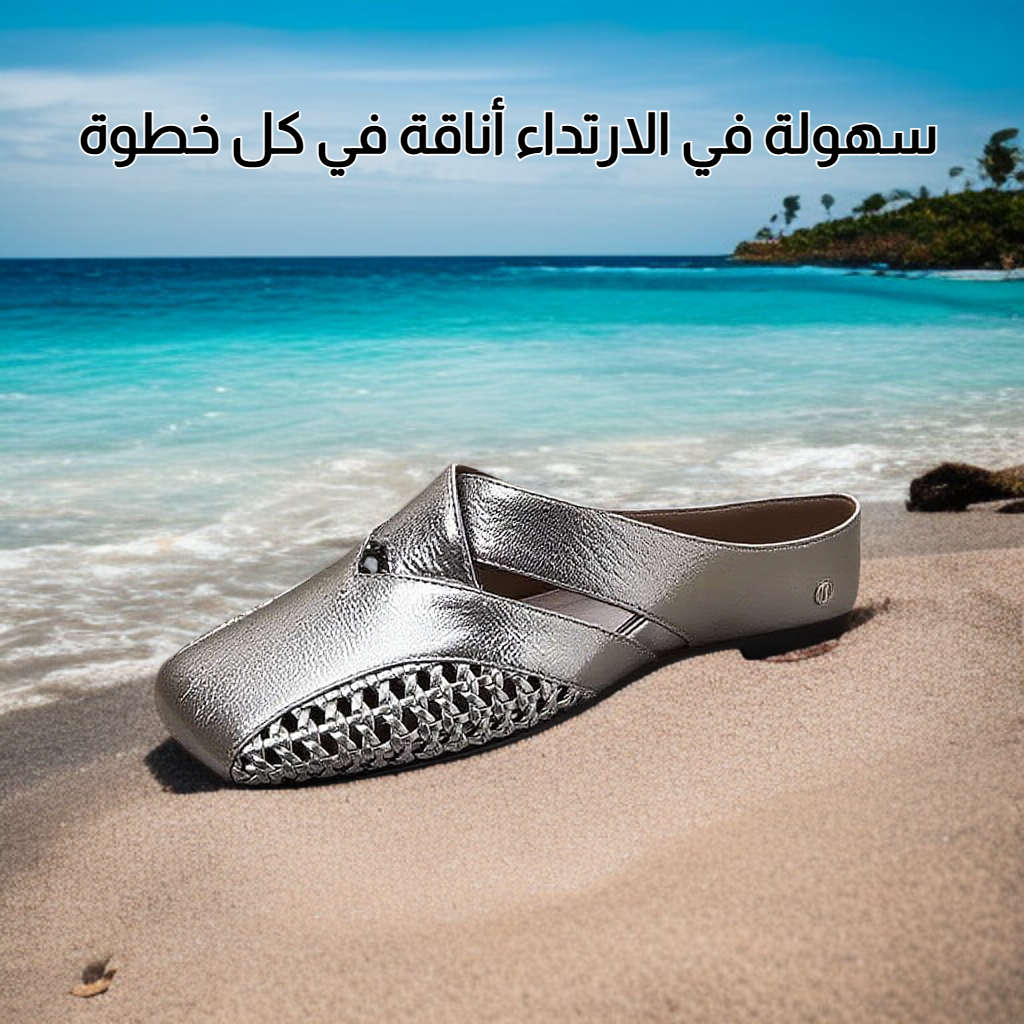 صندل نسائي ذو مقدمة مربعة أنيق