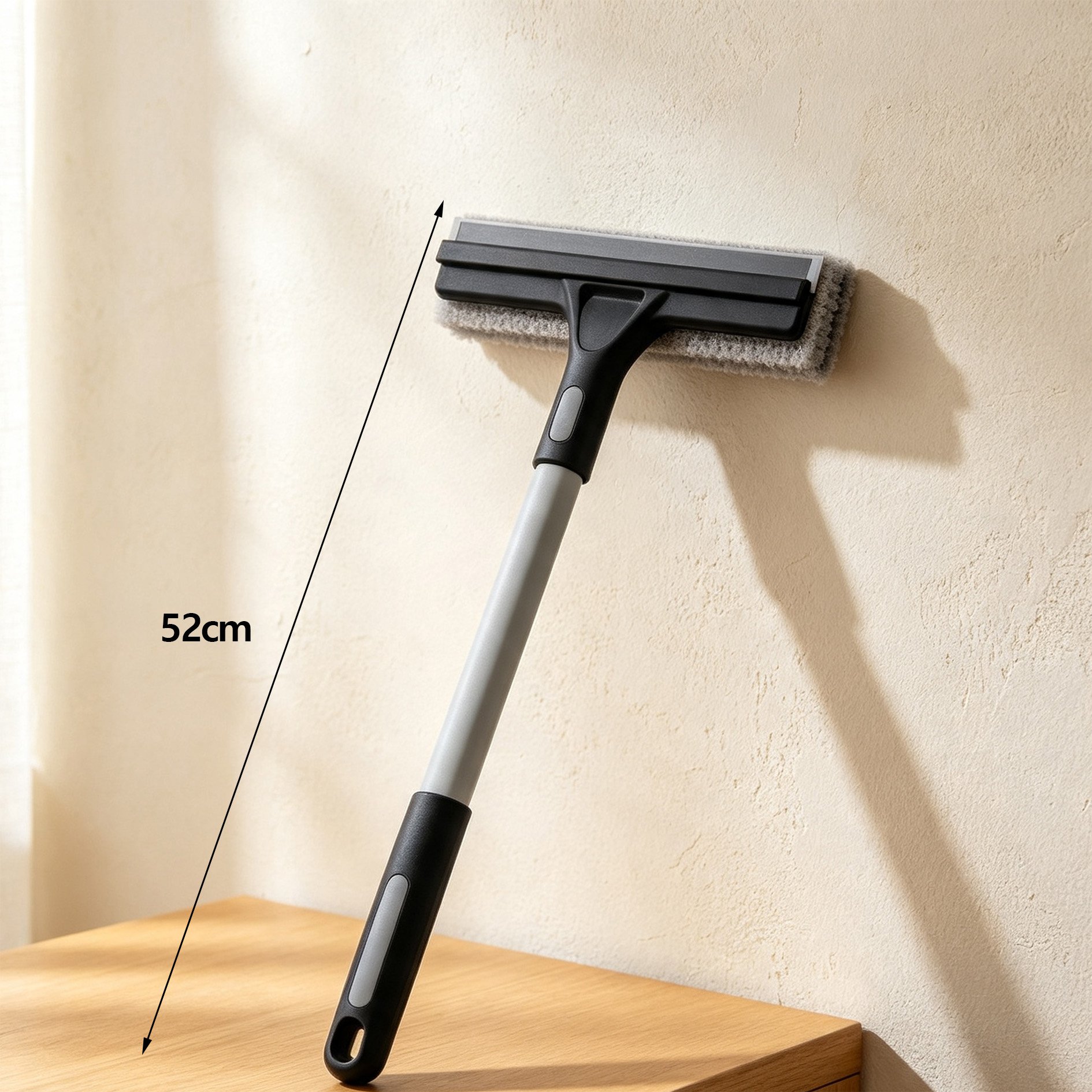 Double-sided glass cleaning squeegee set of 3 pieces