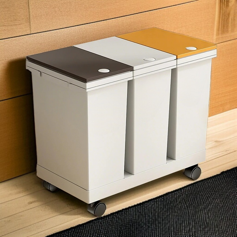 가정 필수 뚜껑 달린 대용량 휴지통 친환경 휴지통