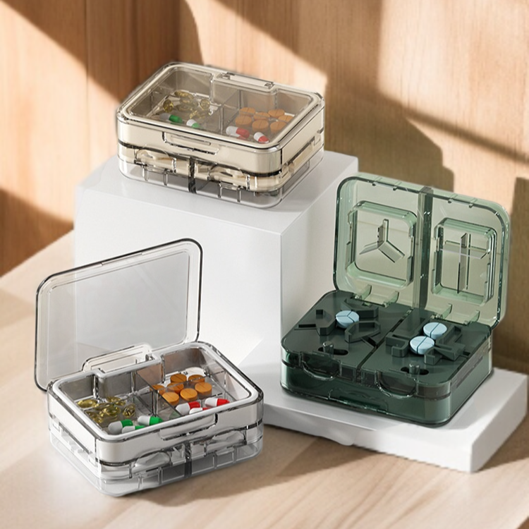 다기능 이중 밀봉 약품 수납함 전체 모습