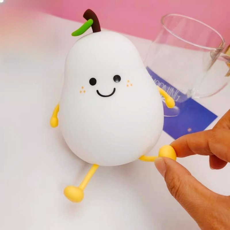 Lampe de chevet en silicone, veilleuse petite et adorable