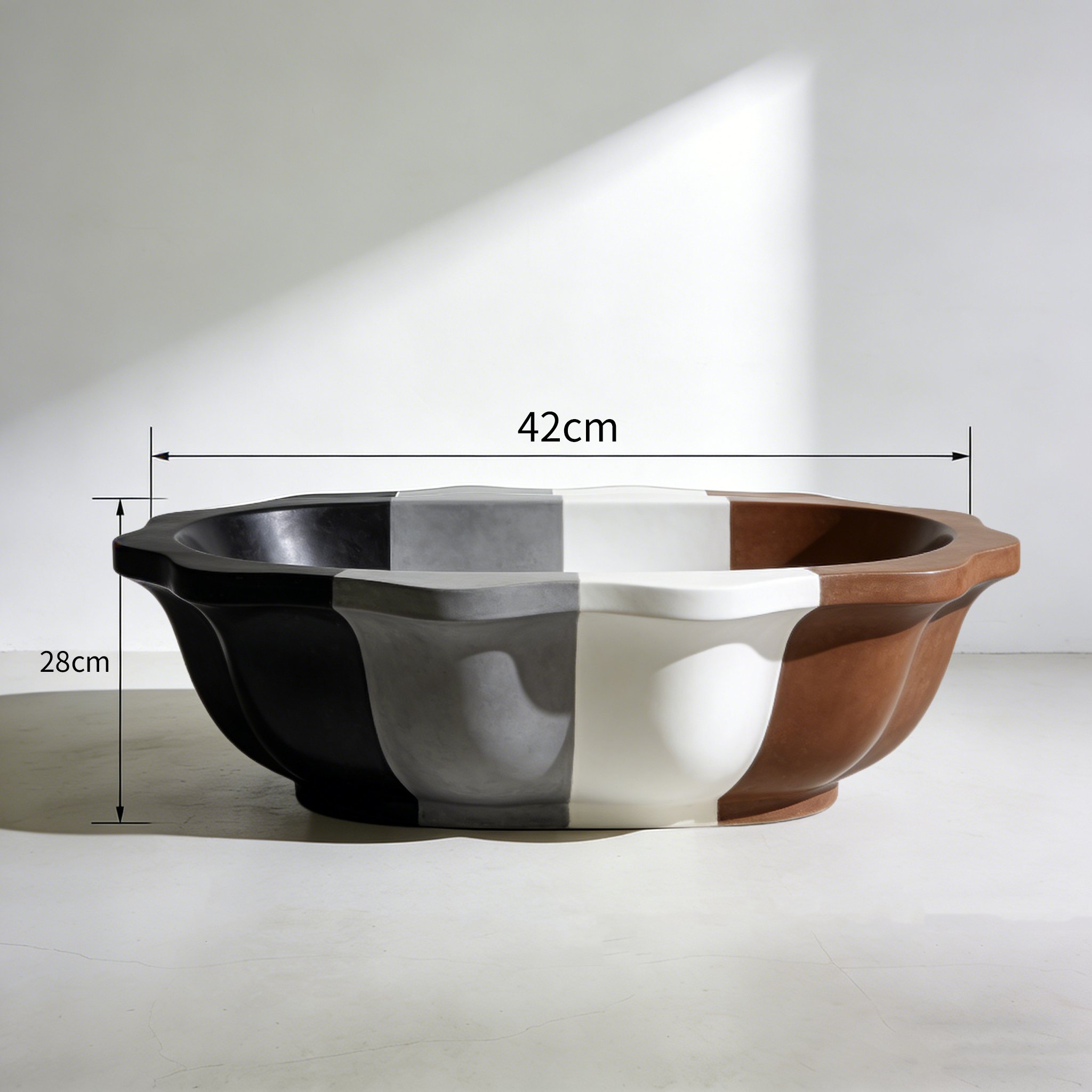 Λεκάνη ποδιών από φυσικό ξύλο