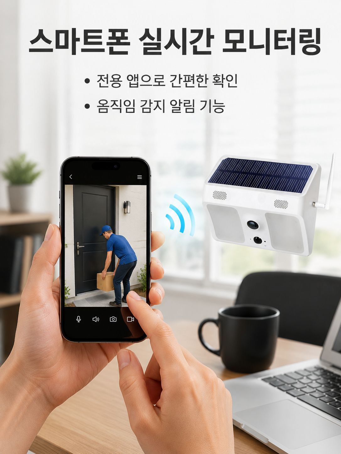 방수 감시카메라 무선 와이파이 정원등 적외선 감지 인체 감시카메라 야외 방수 고화질카메라