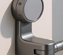 펀치프리 회전형 신축 수건걸이