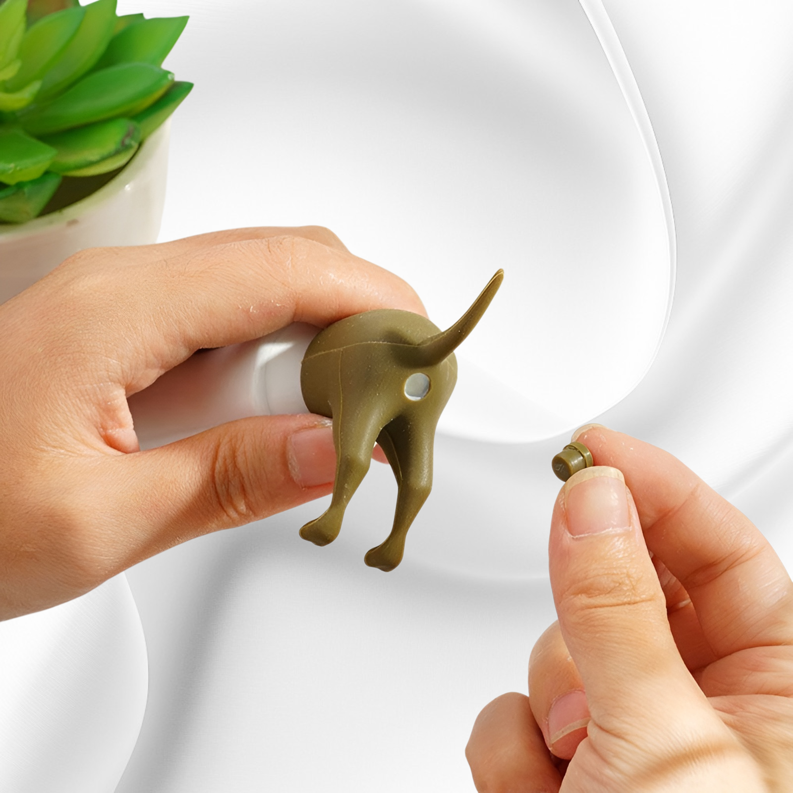 Dog Butt Poop Toothpaste Squeezer