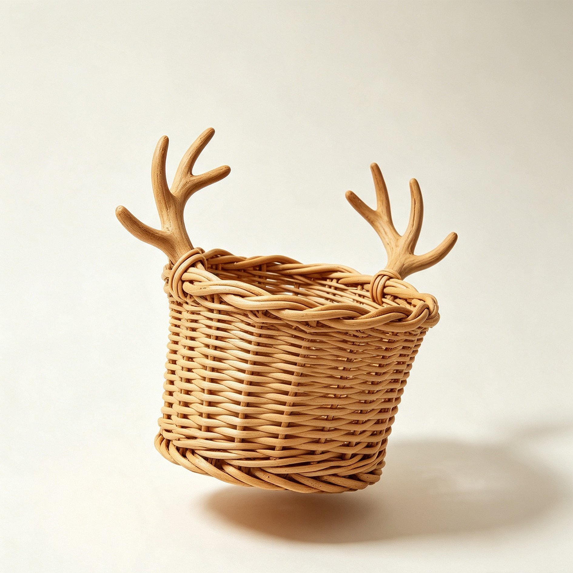 Willow antler storage basket