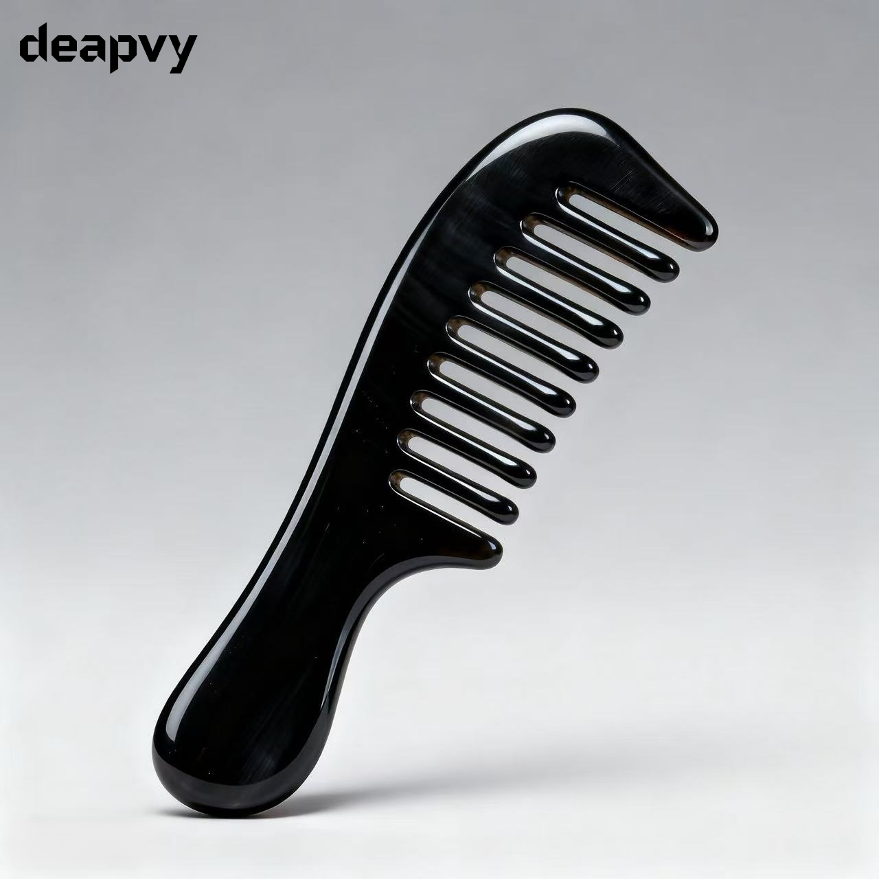 천연 흑우각 빗 디테일 이미지