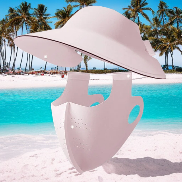 接触冷感アイスシルクフルフェイスUVカットマスク