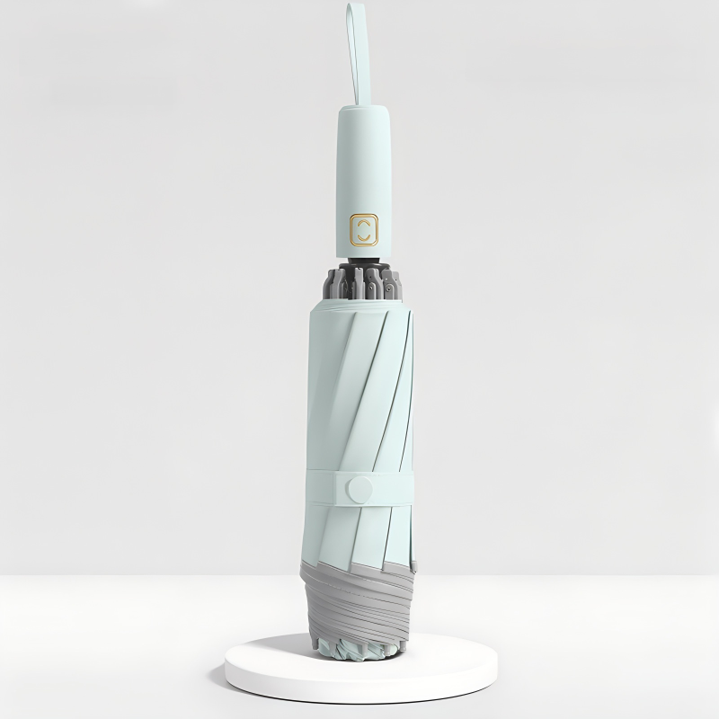 검정색 비닐 접이식 우산